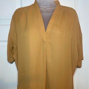 Camel dress top
